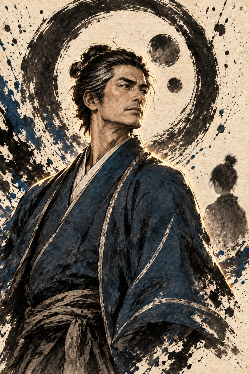 林 益之亟 政誠のイメージイラスト